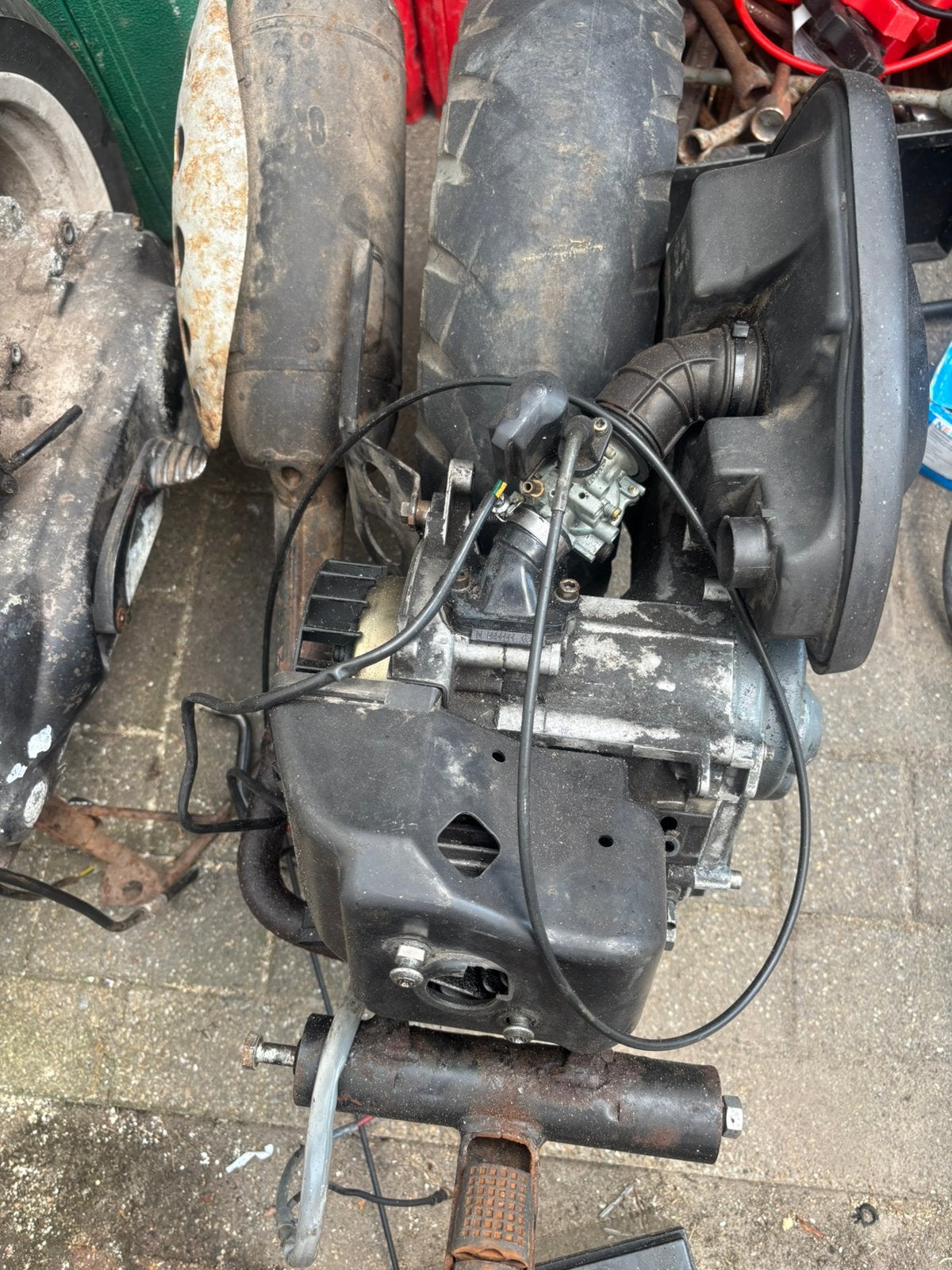Gilera stalker blok 50cc, Fietsen en Brommers, Ophalen, Zo goed als nieuw, Blok