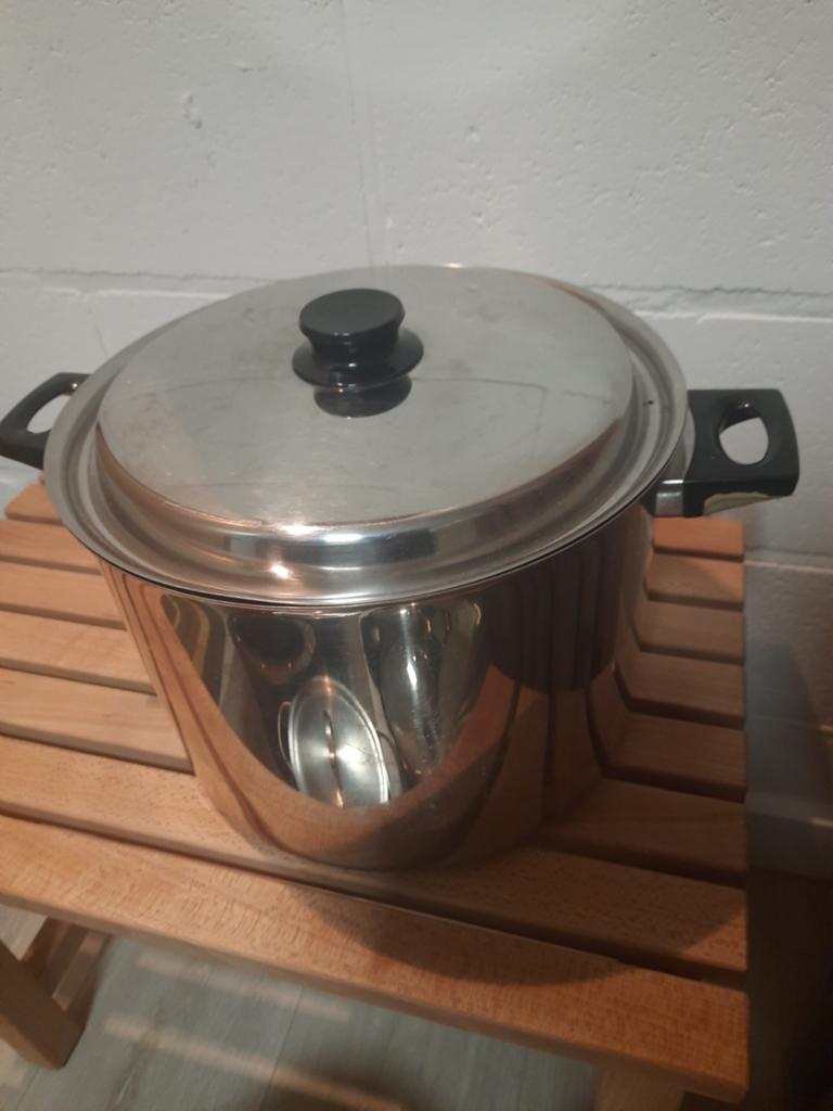 Kookpot, Huis en Inrichting, Ophalen, Gebruikt, Inox, Kookpan of Snelkookpan