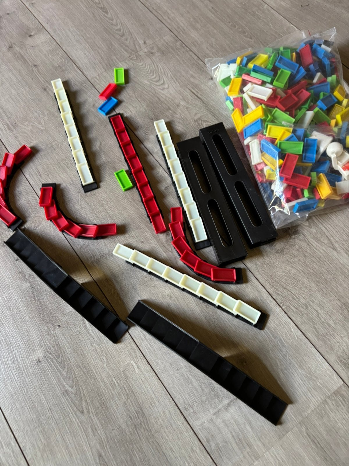 Lot van domino stenen, Ophalen of Verzenden, Gebruikt