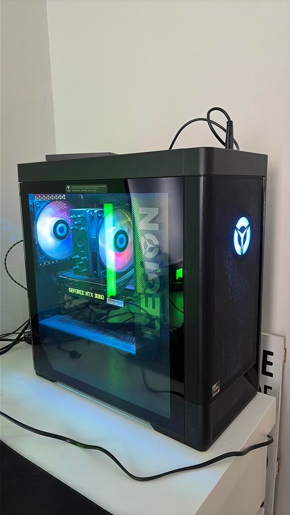 PC de jeu Lenovo Legion T5 — Ryzen 7/RTX 3060/16 Go de RAM, Virtual Reality, Comme neuf, 4 Ghz ou plus, Enlèvement
