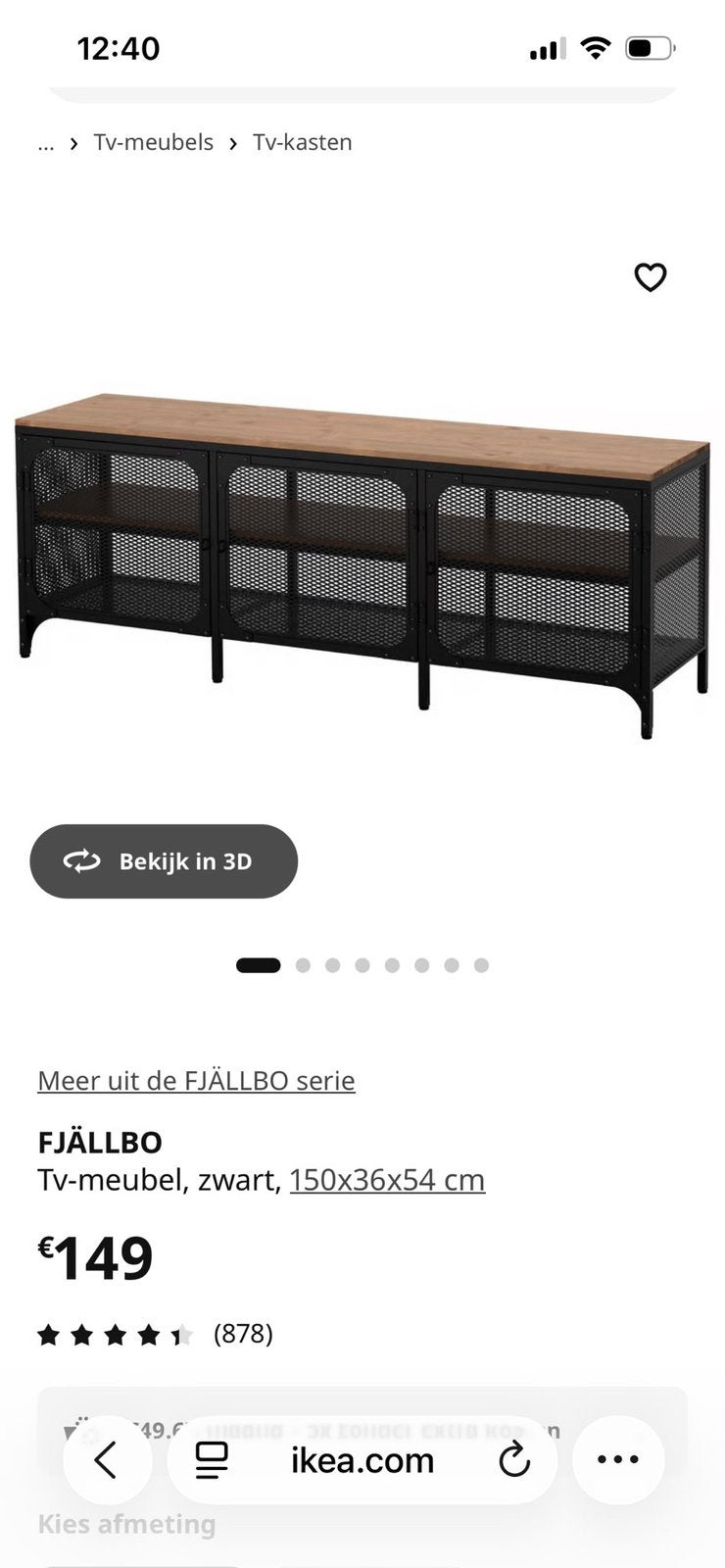 Tv kast, Enlèvement, Neuf