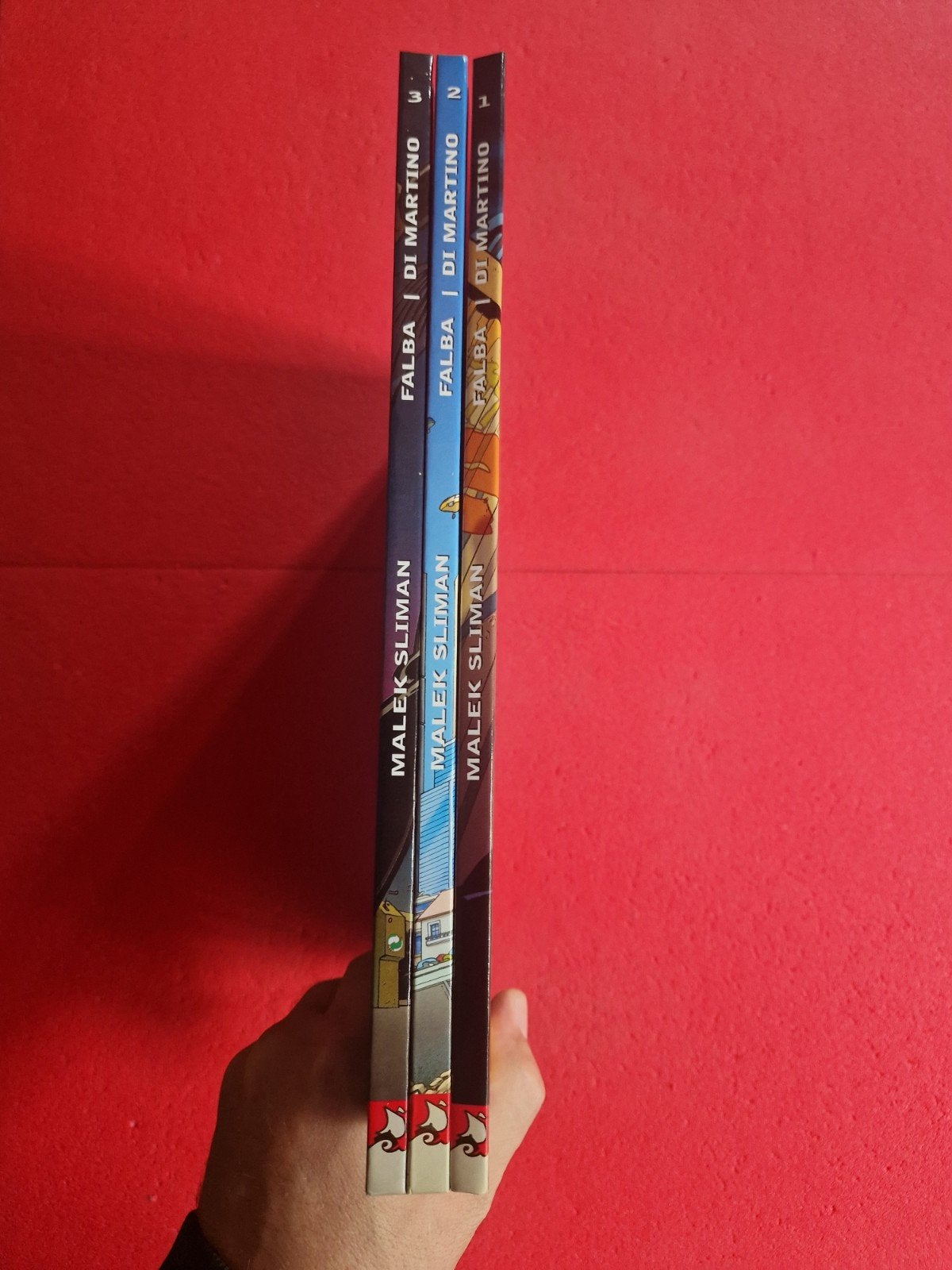 lot de 3 bd malek sliman 1 à 3,EO (intégrale de la série), Enlèvement ou Envoi