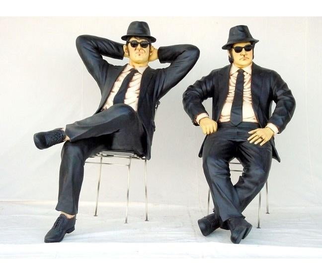 Fauteuil Blues Brothers, chaise comprise, taille réelle, Enlèvement, Neuf