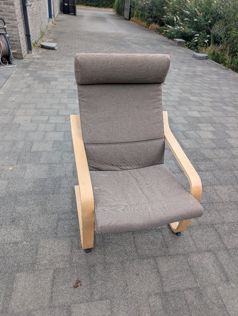 POÄNG Fauteuil Ikea retro , relax, Ophalen, Hout, Gebruikt, 75 tot 100 cm