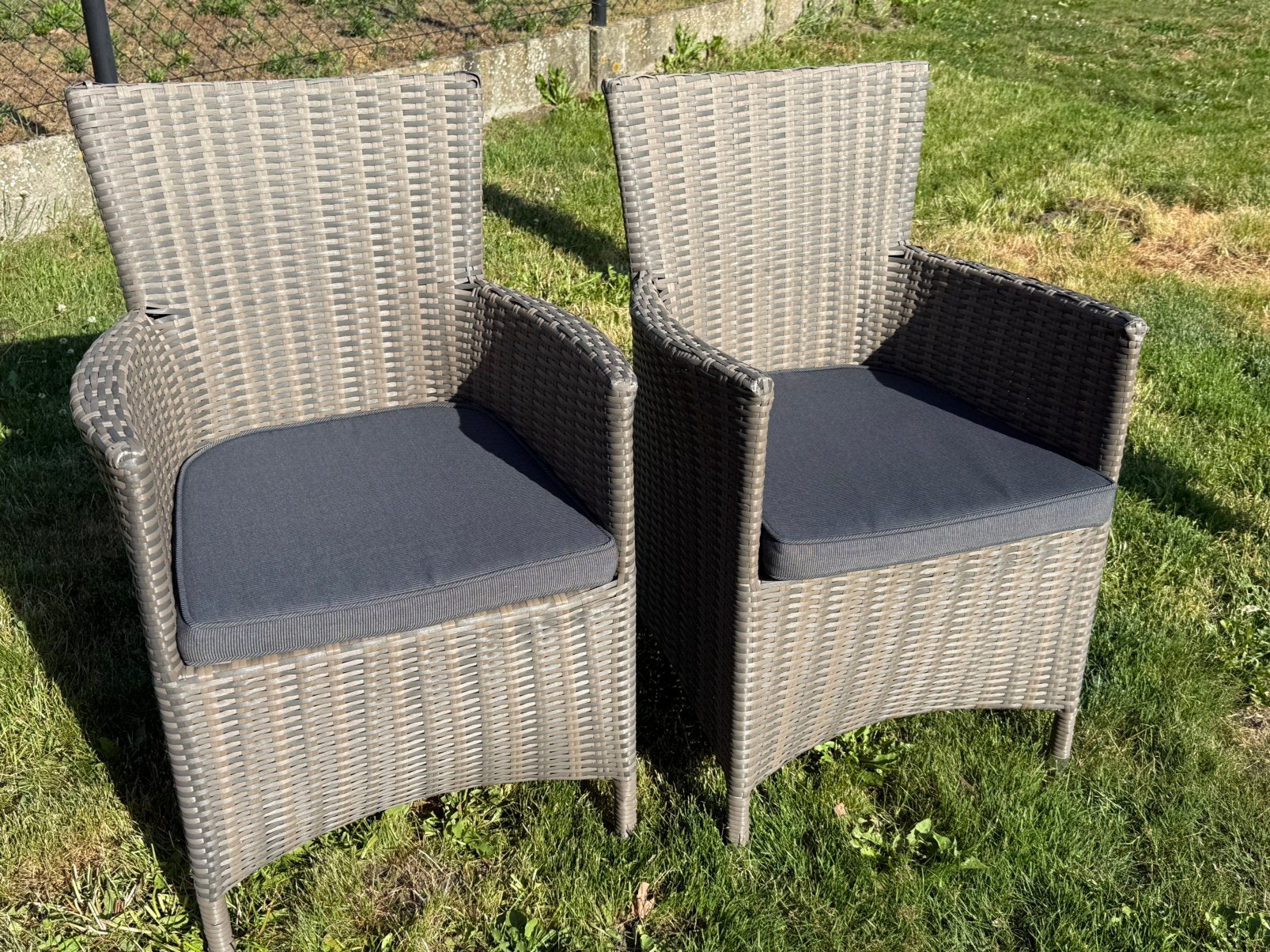 6 tuinstoelen met kussen, Jardin & Terrasse, Chaises de jardin, Enlèvement, Rotin