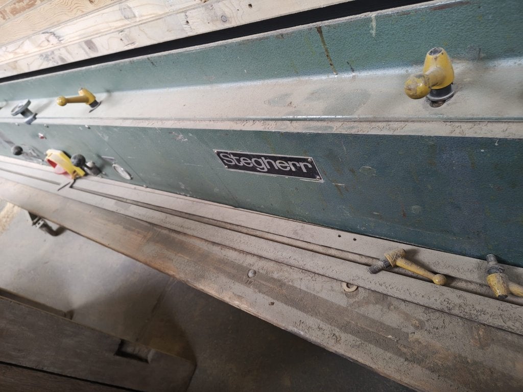 STEGHERR kaderpers/Pneumatische kantenpers, Ophalen