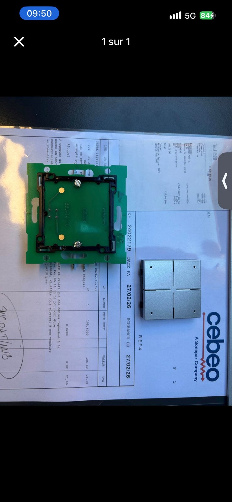 Bouton poussoir quadruple avec Led pour Niko Home control, Bricolage & Construction, Enlèvement