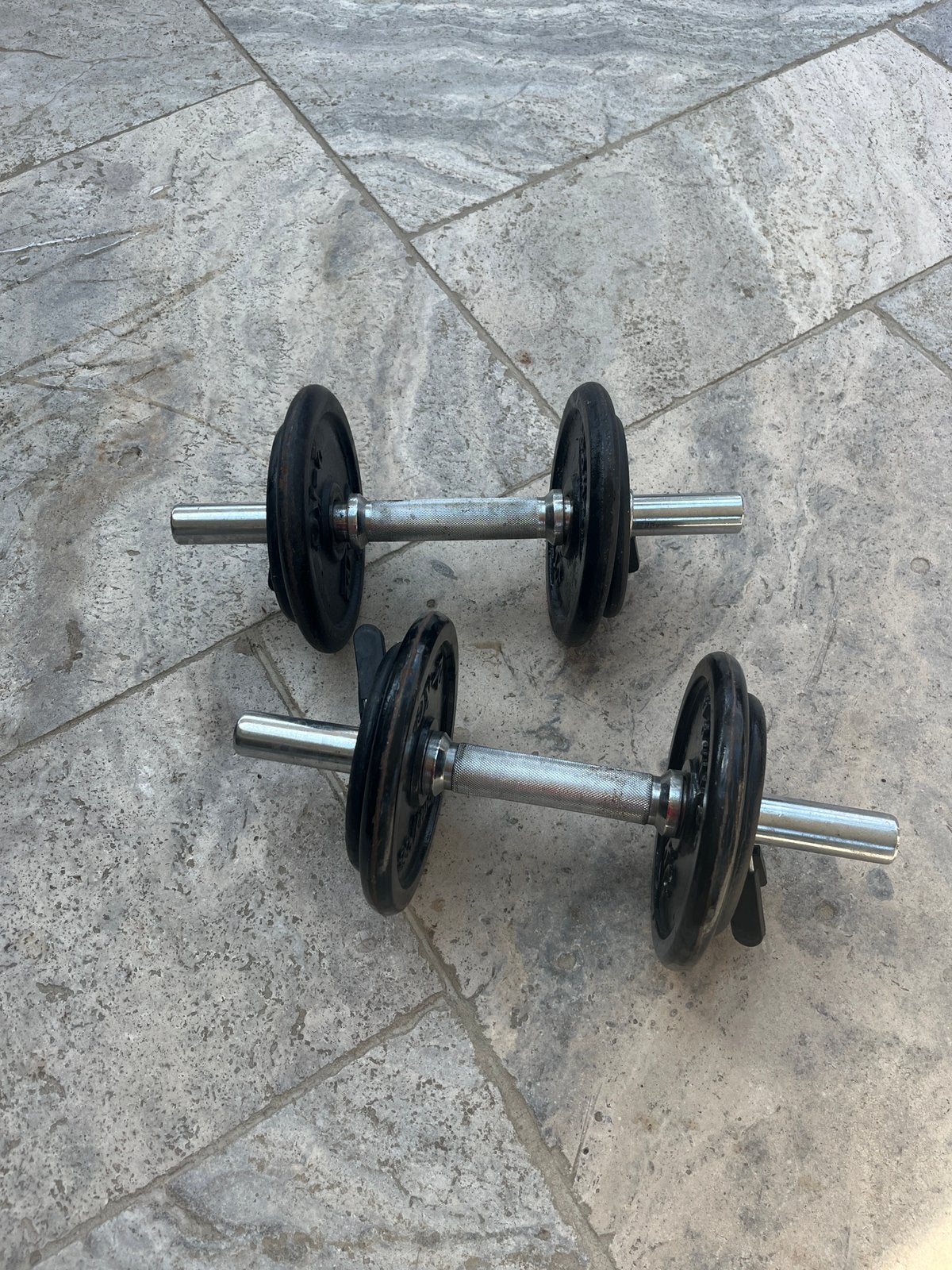 Kit d'haltères Domyos (Decathlon), assiettes de 1 et 2 kg, Enlèvement, Utilisé, Bras, Set d’haltères