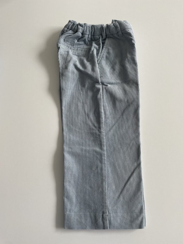Blauwe fluwelen broek van JBC maat 122, Kinderen en Baby's, Broek, Meisje, Ophalen of Verzenden, Zo goed als nieuw