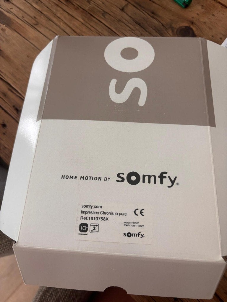 Somfy Impresario Chronis io Pure programmeerbare afstandsbed, Audio, Tv en Foto, Afstandsbedieningen, Nieuw, Origineel, Ophalen of Verzenden