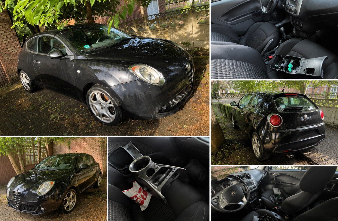 Alfa Romeo MiTo 1.3 JTD - Export / Onderdeken / Projectwagen, Autos, Alfa Romeo, Achat, Noir, 5 portes, Diesel