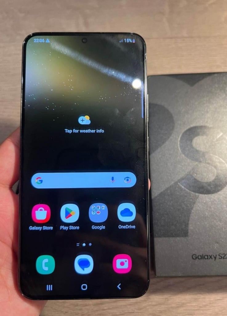 Samsung Galaxy S22 5G Dualsim – Phantom Black, Telecommunicatie, Mobiele telefoons | Samsung, Ophalen of Verzenden, Galaxy S22