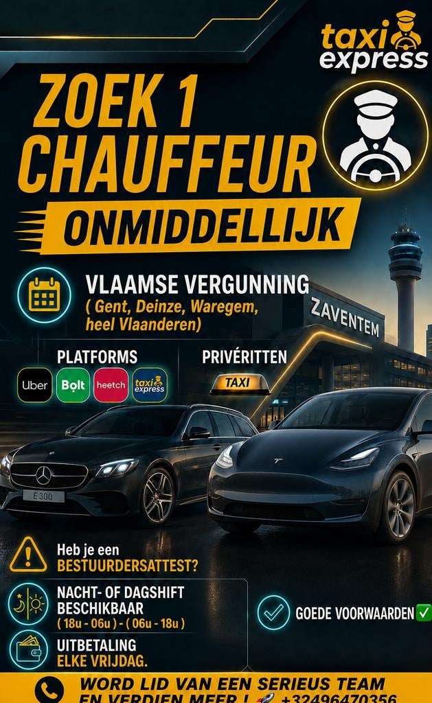 chauffeur gezocht