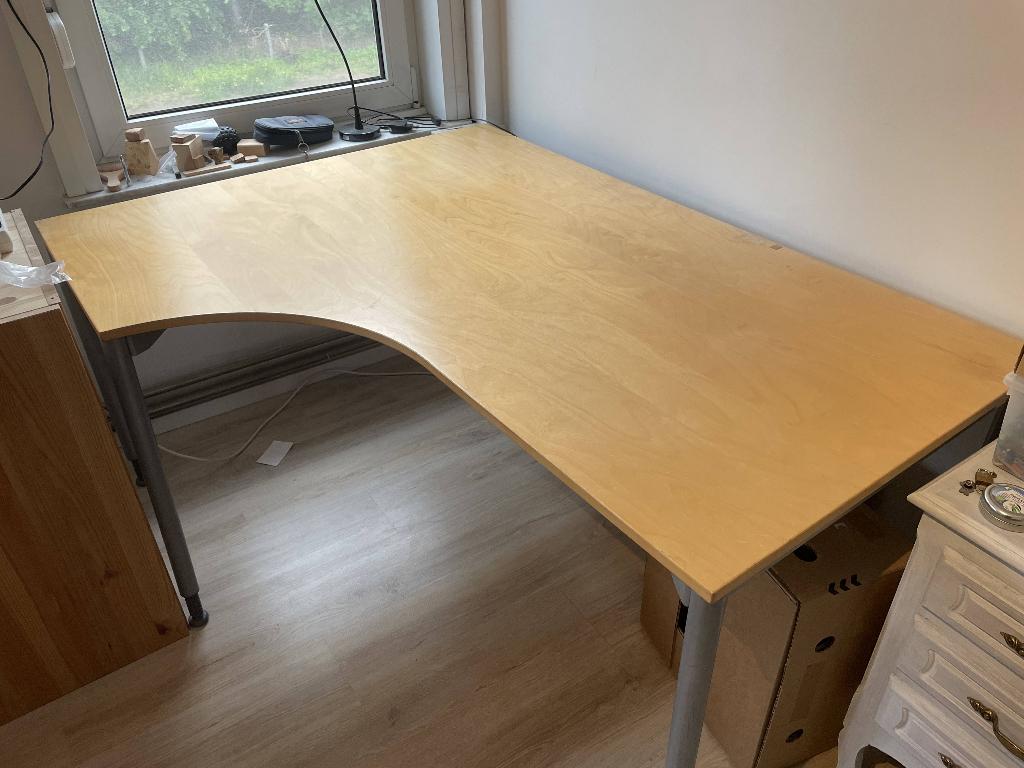 Hoekbureau, 160 cm, Gebruikt, 120 cm, Hout