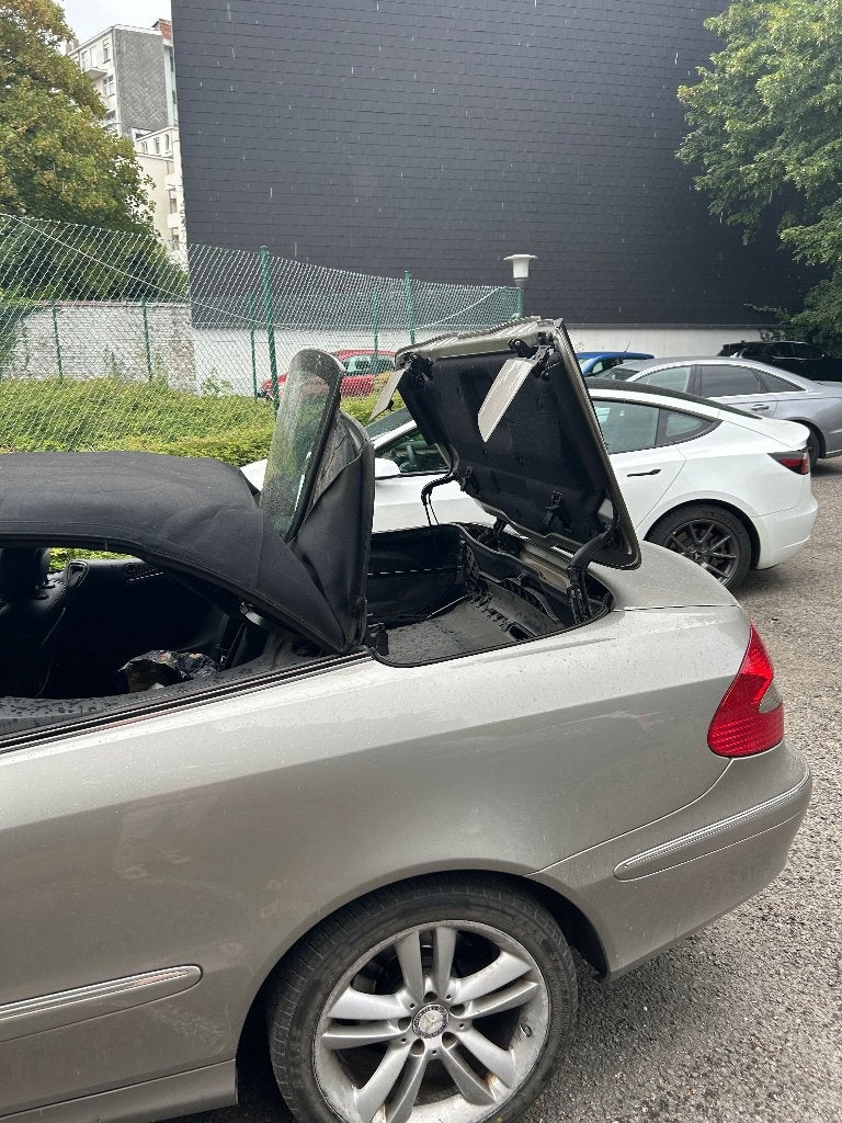 mercedes cabrio CLK W209 de 2008, Auto's, Euro 5, Achterwielaandrijving, Cabriolet, Leder