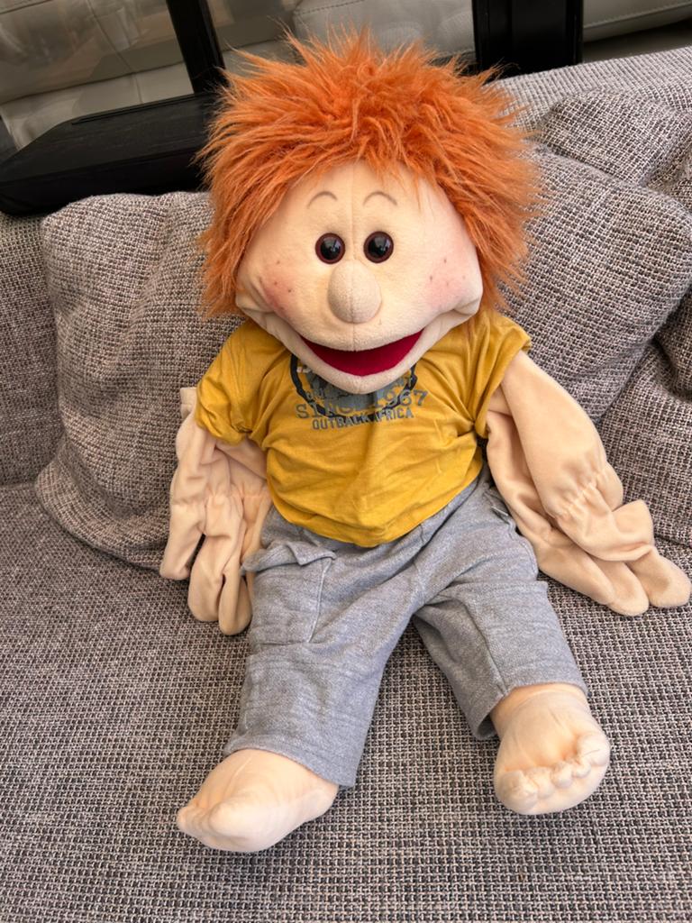 Handpop Philip - Living Puppets, Kinderen en Baby's, Speelgoed | Knuffels en Pluche, Zo goed als nieuw, Ophalen of Verzenden