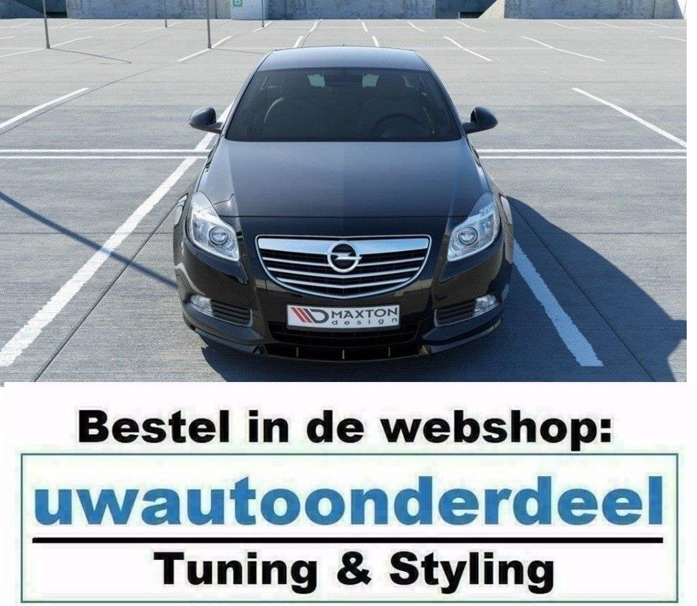 Maxton Opel Spoiler Lip Splitter Voor Insignia MK1, Envoi