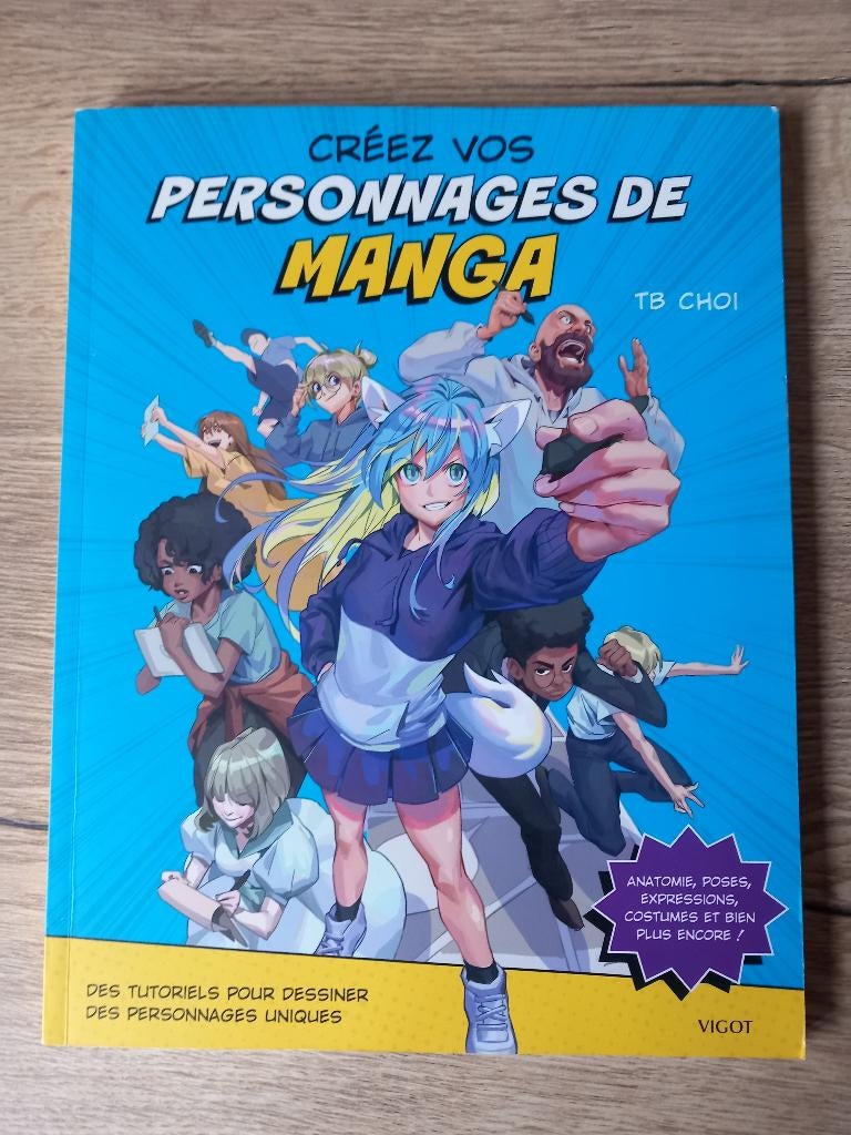 TB Choi - Créez vos Personnages de MANGA, Livres, Loisirs & Temps libre, Enlèvement ou Envoi, Utilisé, Dessin et Peinture