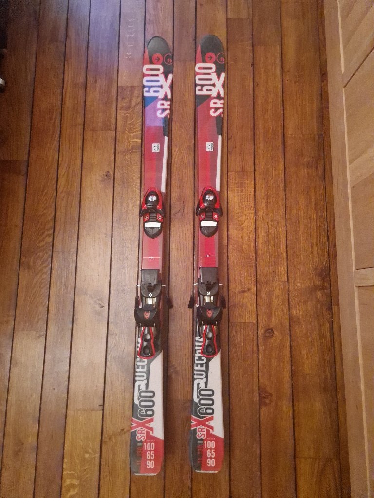 Skis alpins QUECHUA SRX600 130 cm - Occasion, Autres marques, Skis, Enlèvement, Utilisé