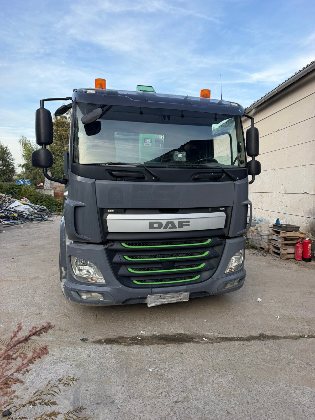 Daf CF vrachtwagen met kraan, Automaat, Euro 6, Diesel, Particulier