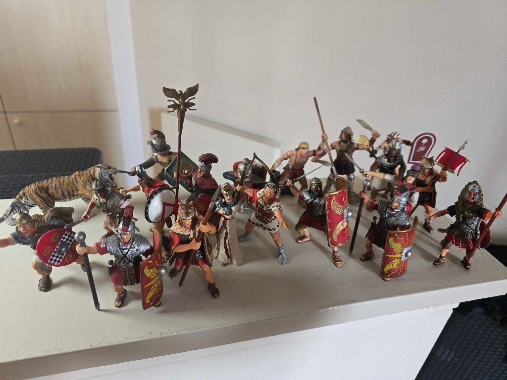 Schleich / Papo - Lot van x20 Romeins Legioen, Gladiatoren, Ophalen of Verzenden
