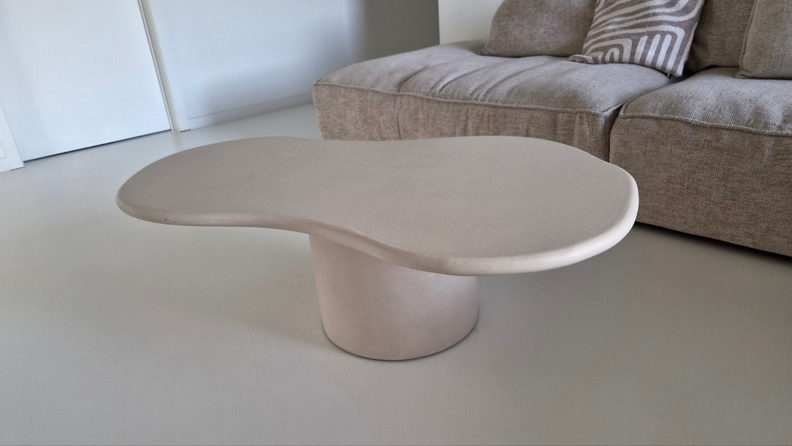 salontafel mortex, Ophalen