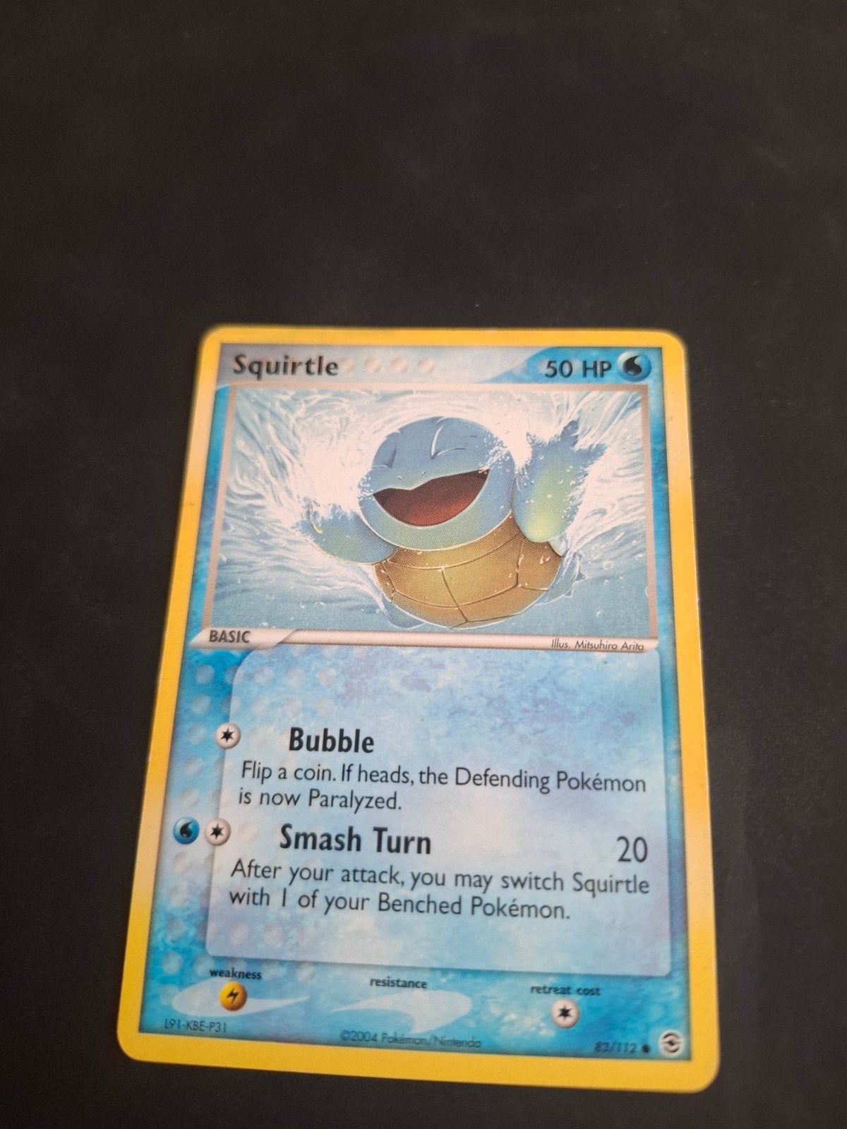 Squirtle Pokémon Kaart 2004 (83/112), Ophalen of Verzenden
