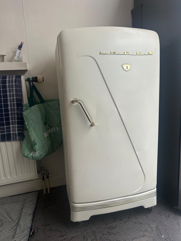 retro koelkast, wit, 25 à 50 cm, Enlèvement, Utilisé, 50 à 100 cm