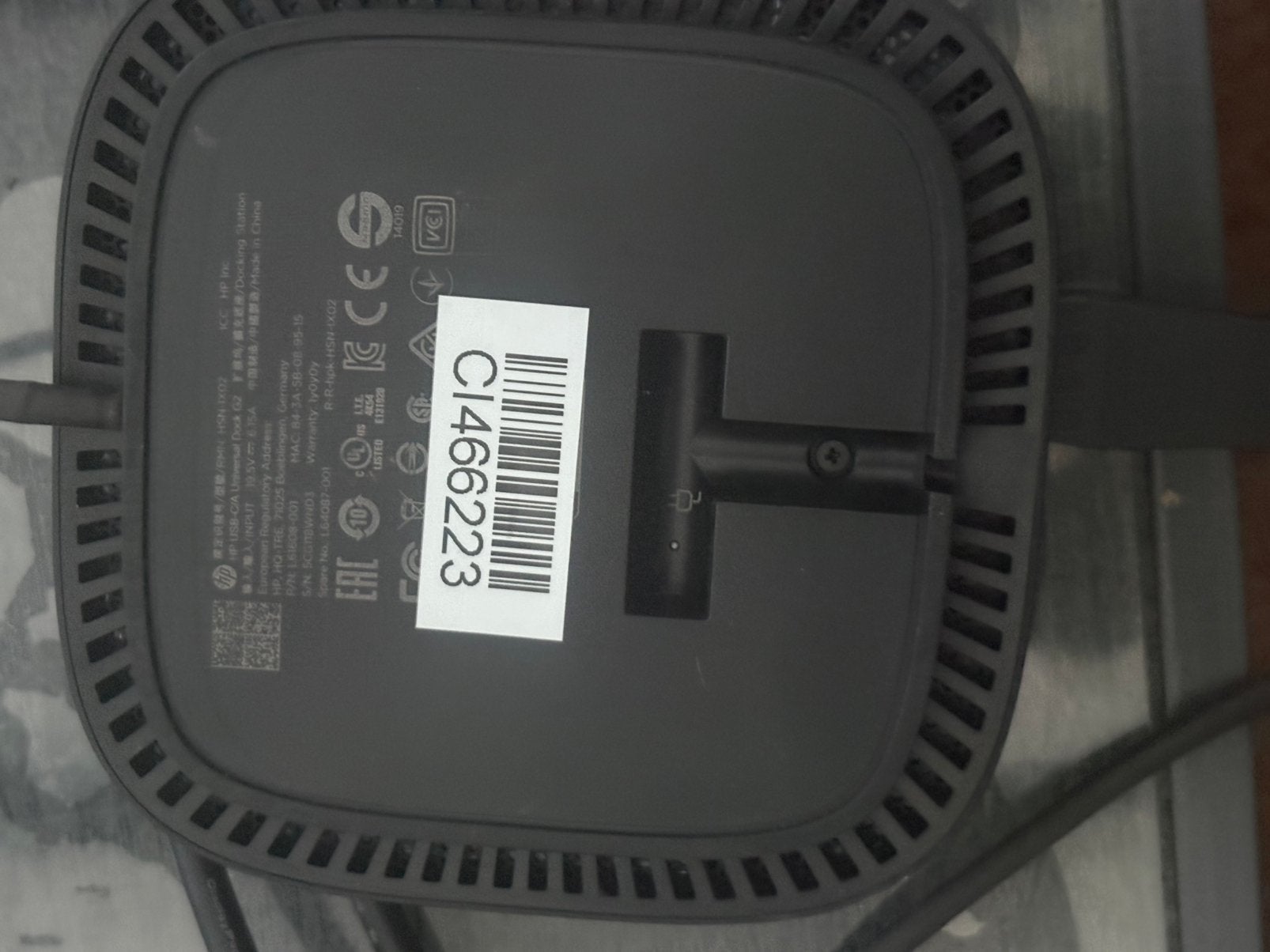 Hp docking station, Computers en Software, WiFi-versterkers, Zo goed als nieuw, Ophalen