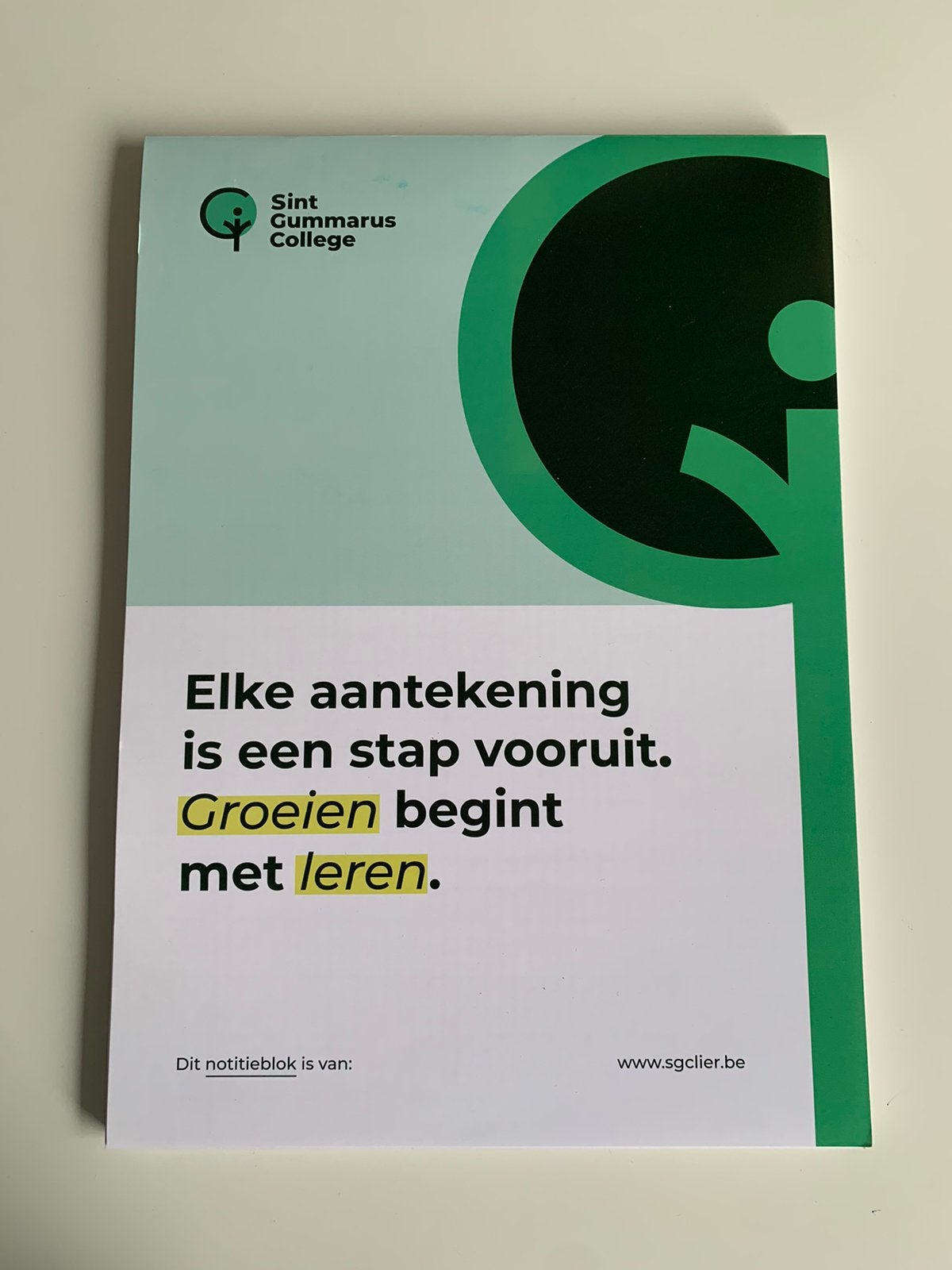 Notitieblok Sint-Gummaruscollege, Ophalen of Verzenden, Nieuw
