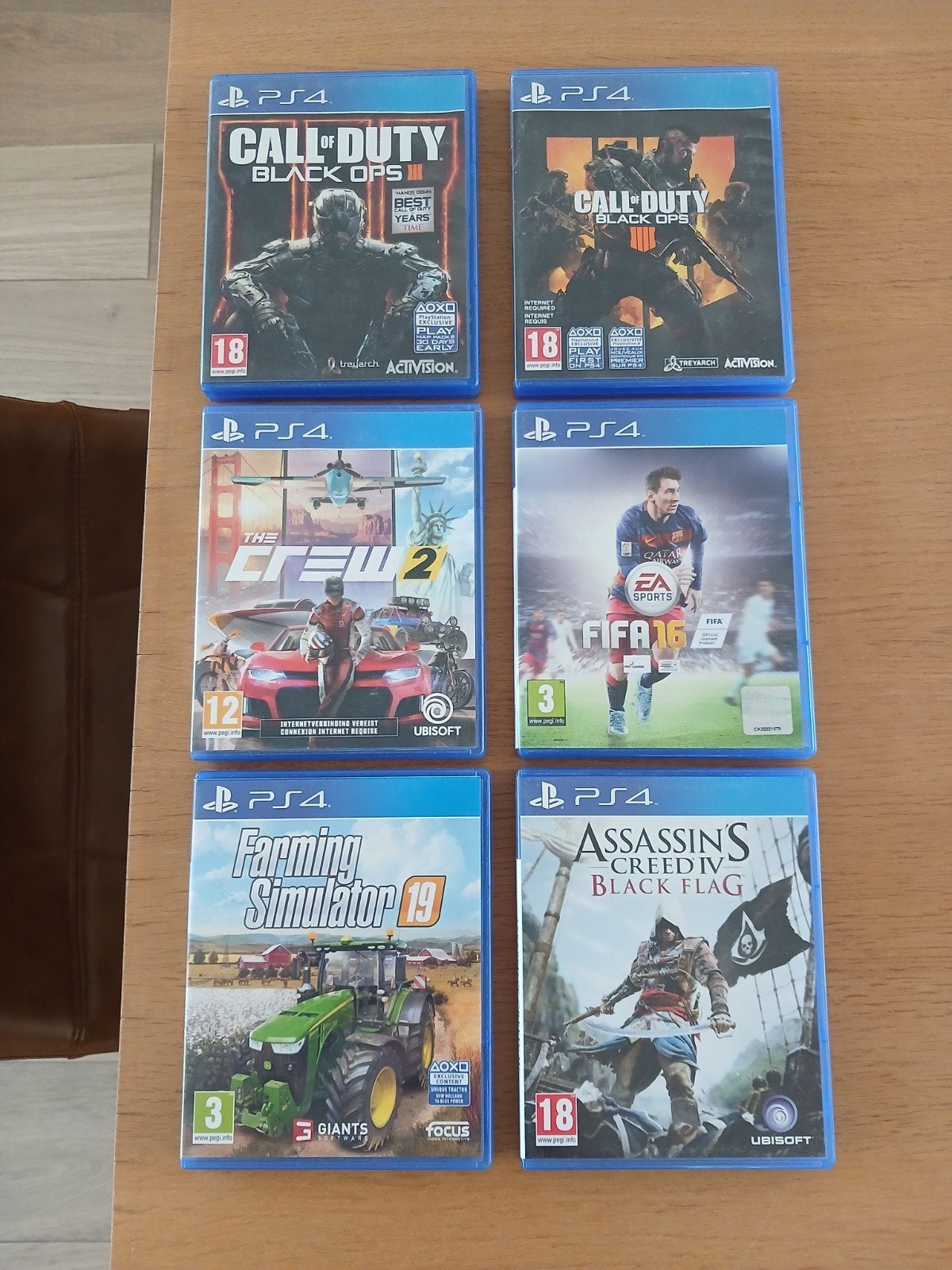Jeux PS4 — 6 pièces, Enlèvement, Comme neuf
