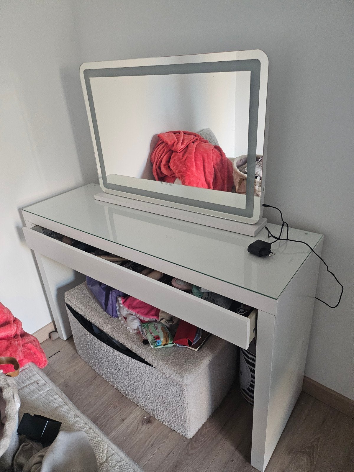 Coiffeuse ikea avec miroir, Maison & Meubles, Enlèvement, Utilisé
