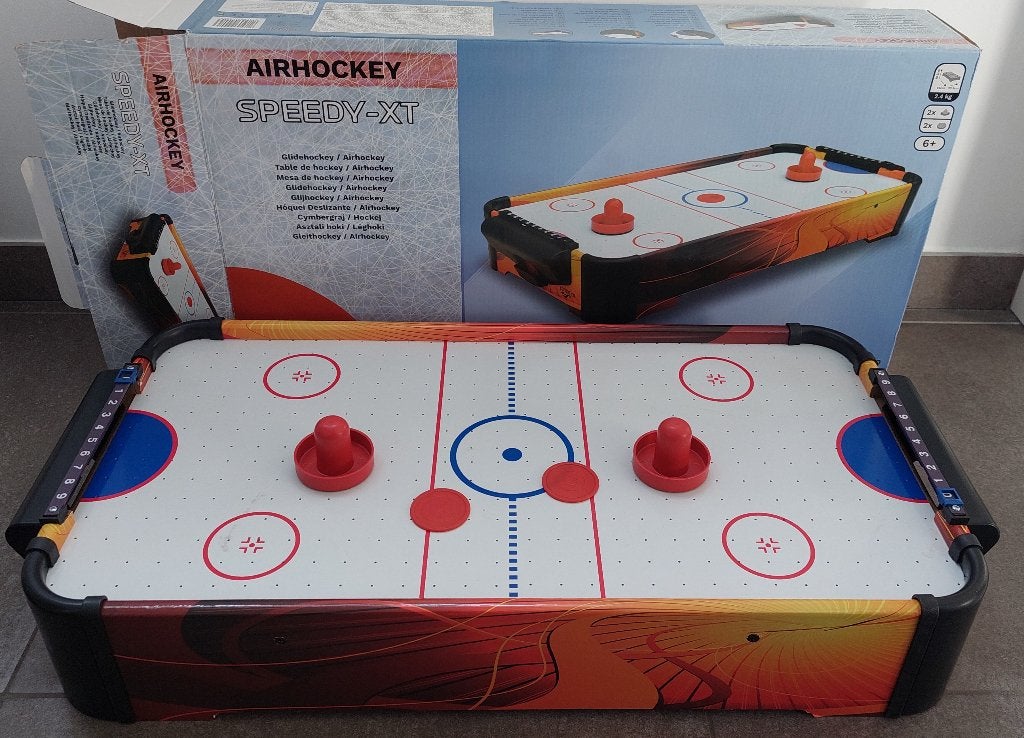 Airhockey, Ophalen, Gebruikt