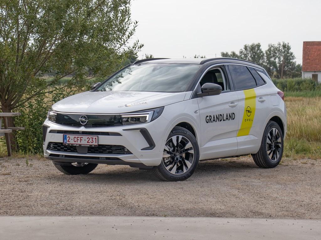 Opel Grandland Hybride* BusinessElegance*Hybride*Alcantara*, Auto's, Opel, Automaat, Zwart, Wit, 5 zetels