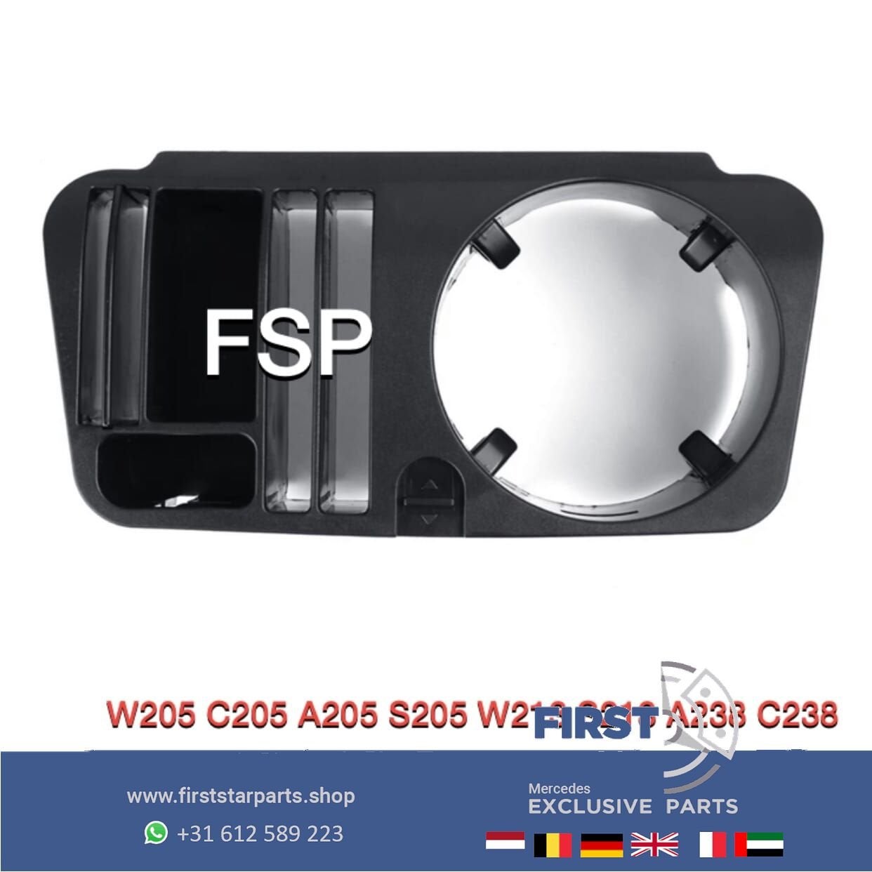 Mercedes W205 C W213 E W253 GLC Klasse bekerhouder telefoonh, Gebruikt, -, Ophalen of Verzenden, -
