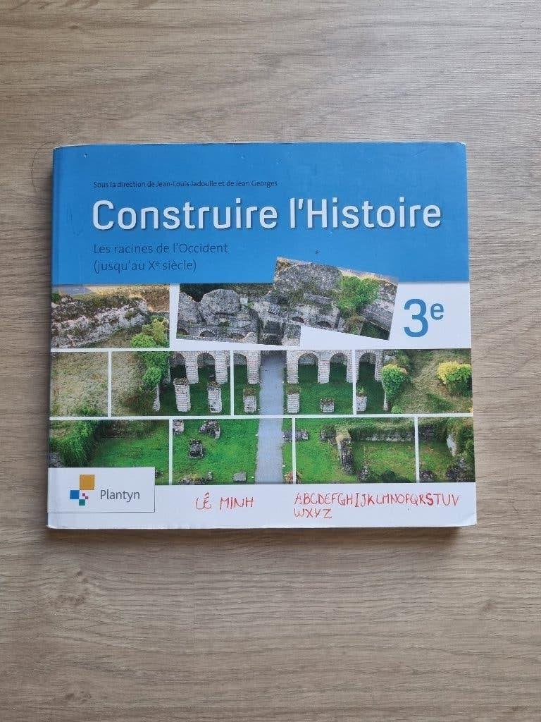 Construire l'Histoire 3e, Les racines de l'Occident, Erasme, Livres, Livres scolaires, Histoire, Plantyn, Enlèvement, Utilisé