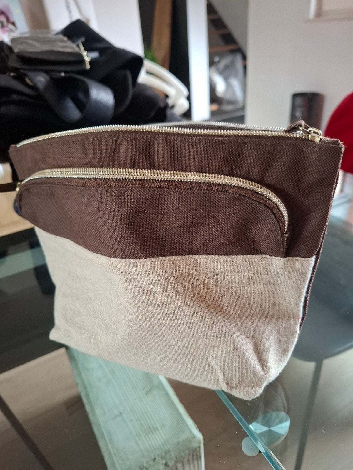 Nieuwe grote beigebruine behuizing, Ophalen of Verzenden, Nieuw, Beige, Heer of Dame