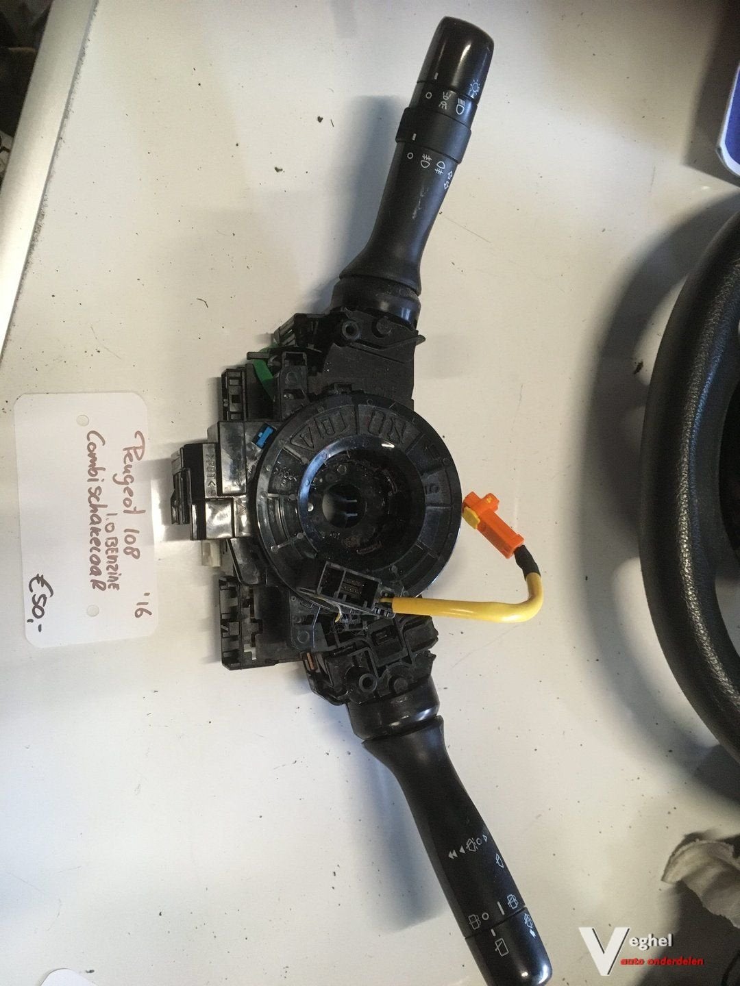 Peugeot 108 2016 stuurkolom combischakelaar, Gebruikt, -, -, Ophalen of Verzenden