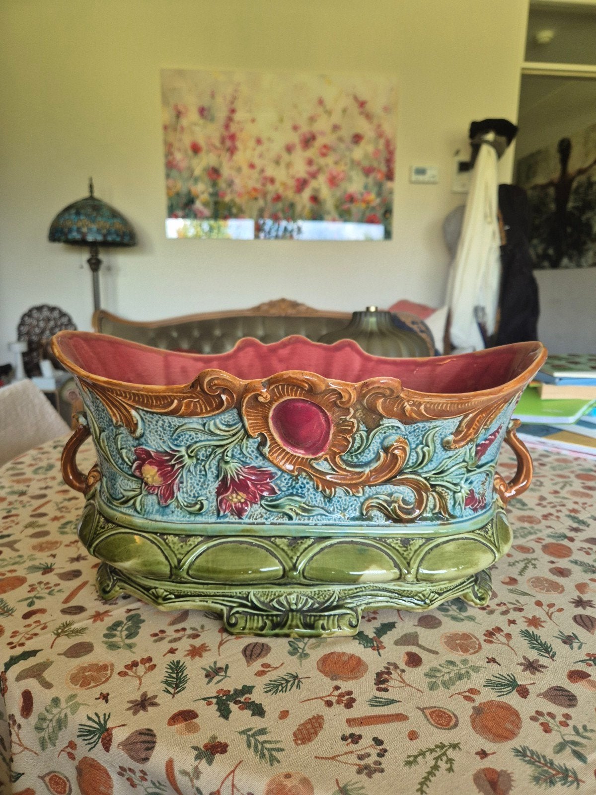 Art deco bloempotten, Ophalen