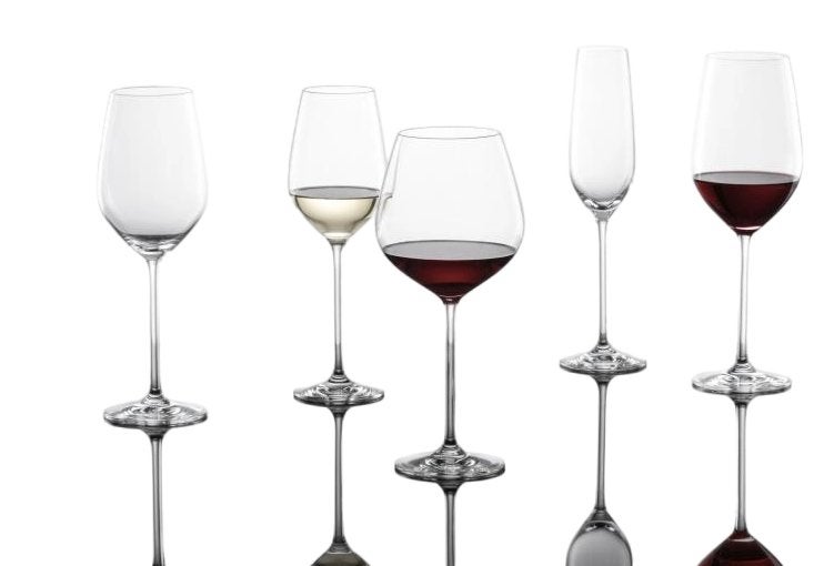 Zwiesel wijn/champagneglazen 18+18+18, Enlèvement, Neuf, Autres types