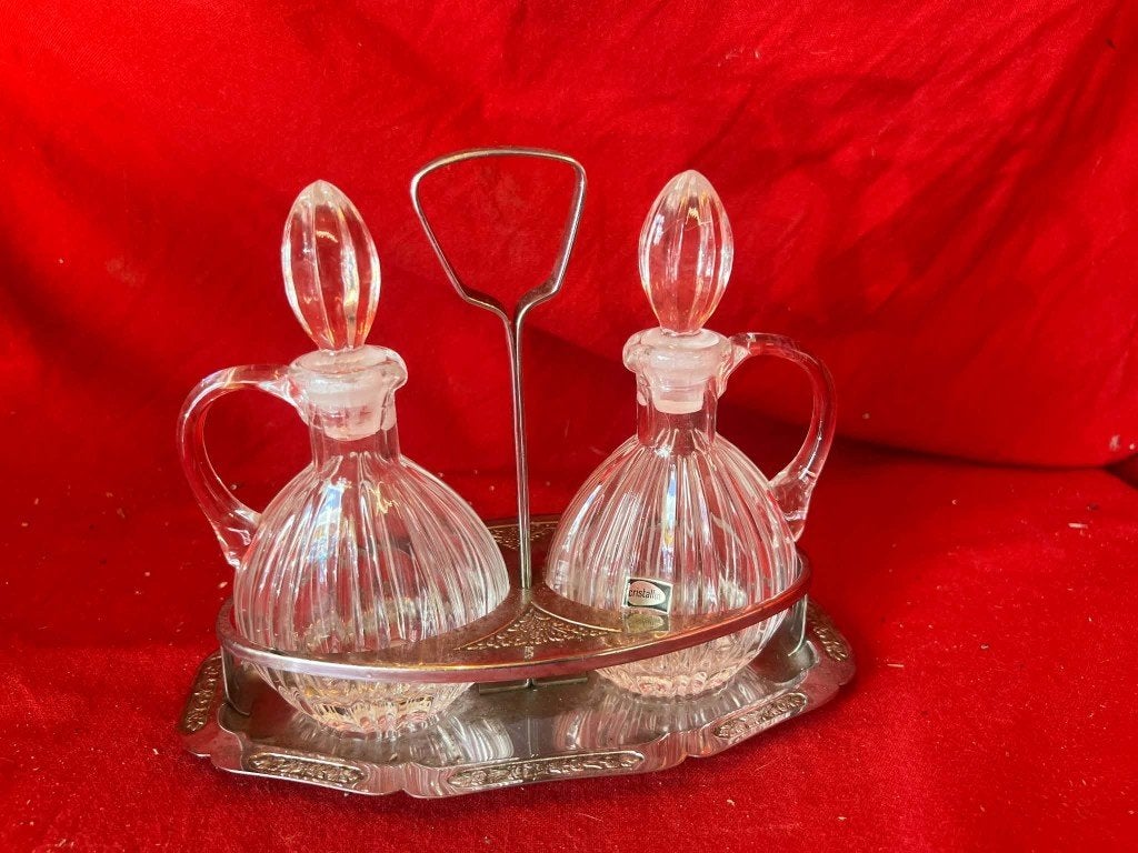 Set d'huile et de vinaigre vintage., Enlèvement ou Envoi
