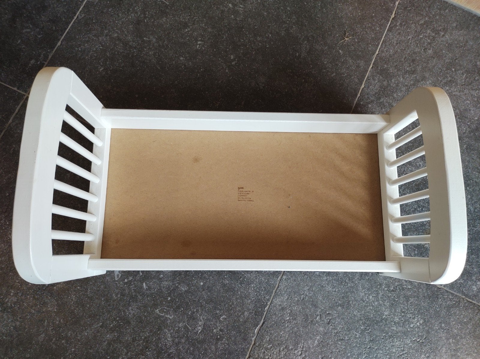 Poppenbed goki, Ophalen