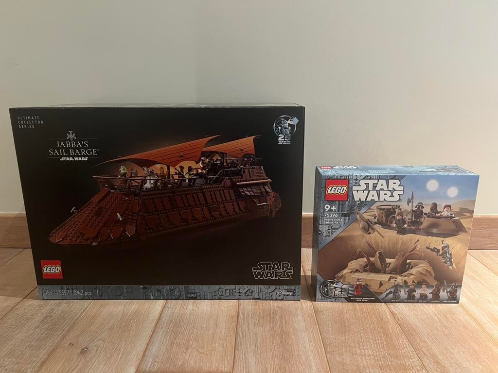 Jabba’s Sail Barge + Desert Esquif en Sarlacc-kuil, Enlèvement, Neuf, Lego