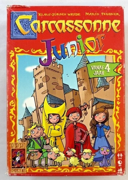 Carcassonne Junior bordspel voor kinderen compleet, Hobby en Vrije tijd, Gezelschapsspellen | Bordspellen, Een of twee spelers