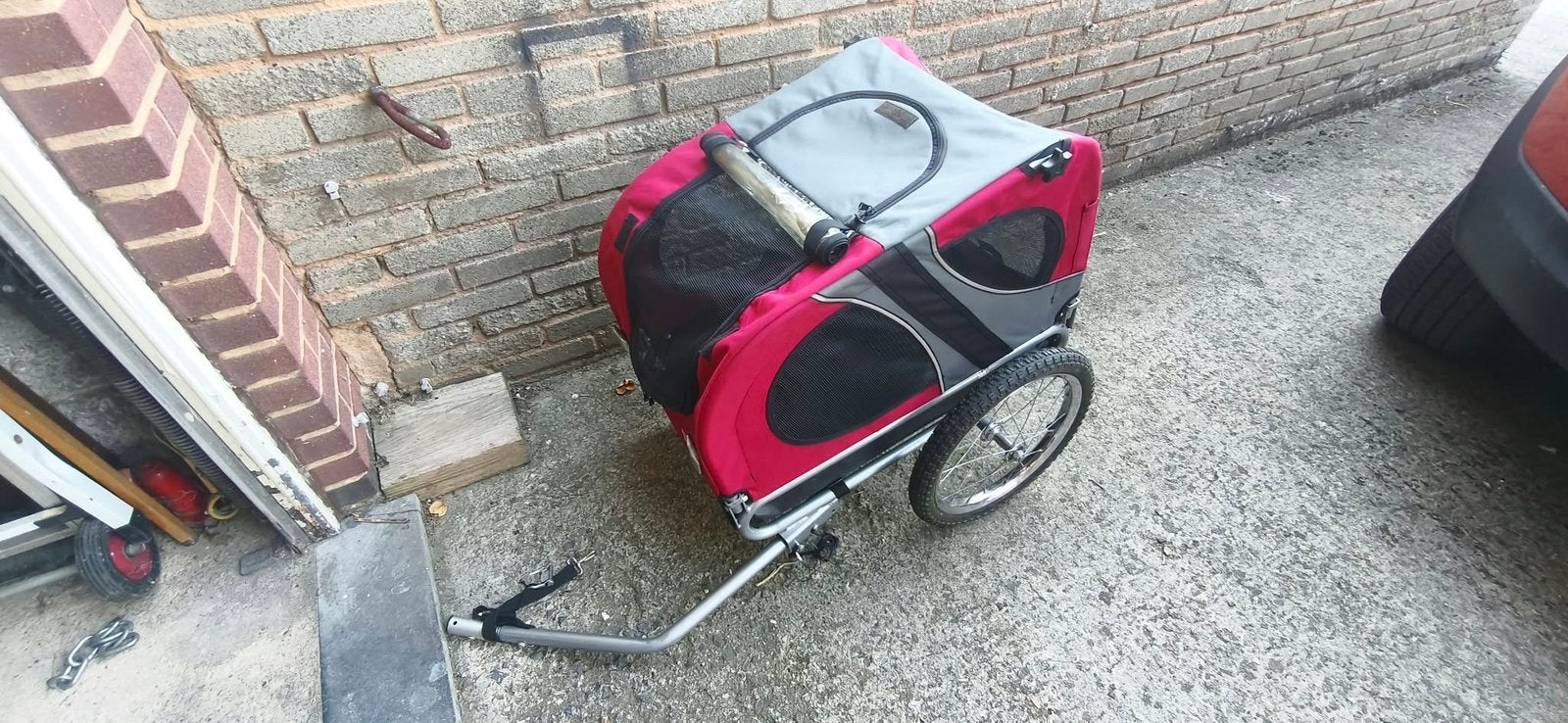 Remorque de vélo pour chien DOGUYBAC, Remorque pour chien, Pliable, 20 à 40 kg, Enlèvement