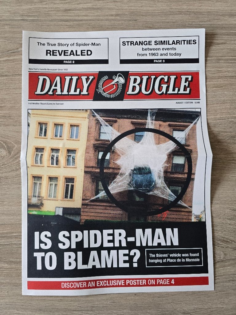 Nieuwe Krant Daily Bugle Spider-Man, Enlèvement ou Envoi, Neuf, Film, Autres types