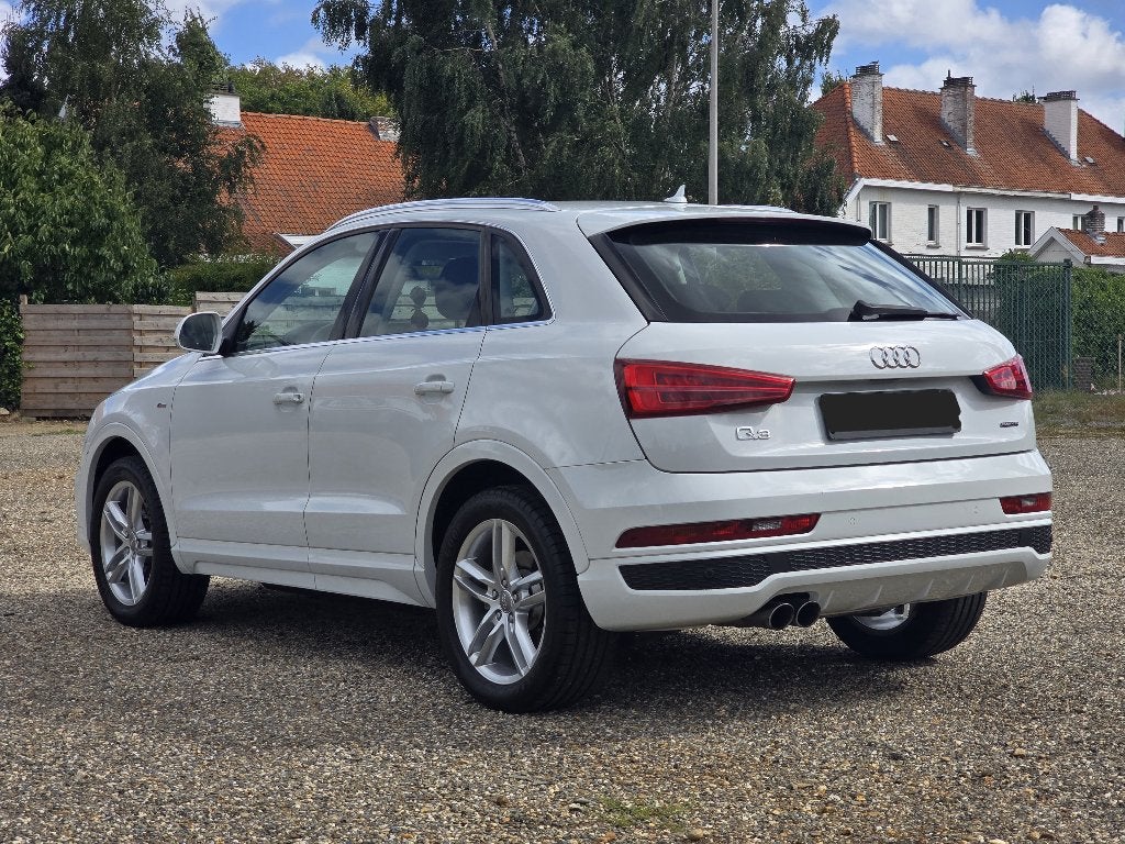 Audi Q3 S-line - 2.0TFSI Quattro - S-Tronic - 2017 - 57d km, Auto's, Automaat, Stof, Euro 6, Parkeersensor