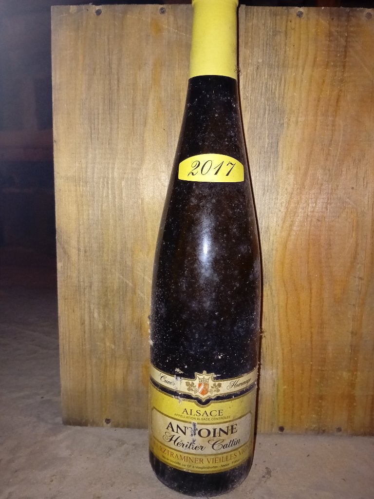 Vin Blanc Gewurztraminer Vieilles Vignes Antoine 2017, Collections, Enlèvement, Vin blanc, Pleine