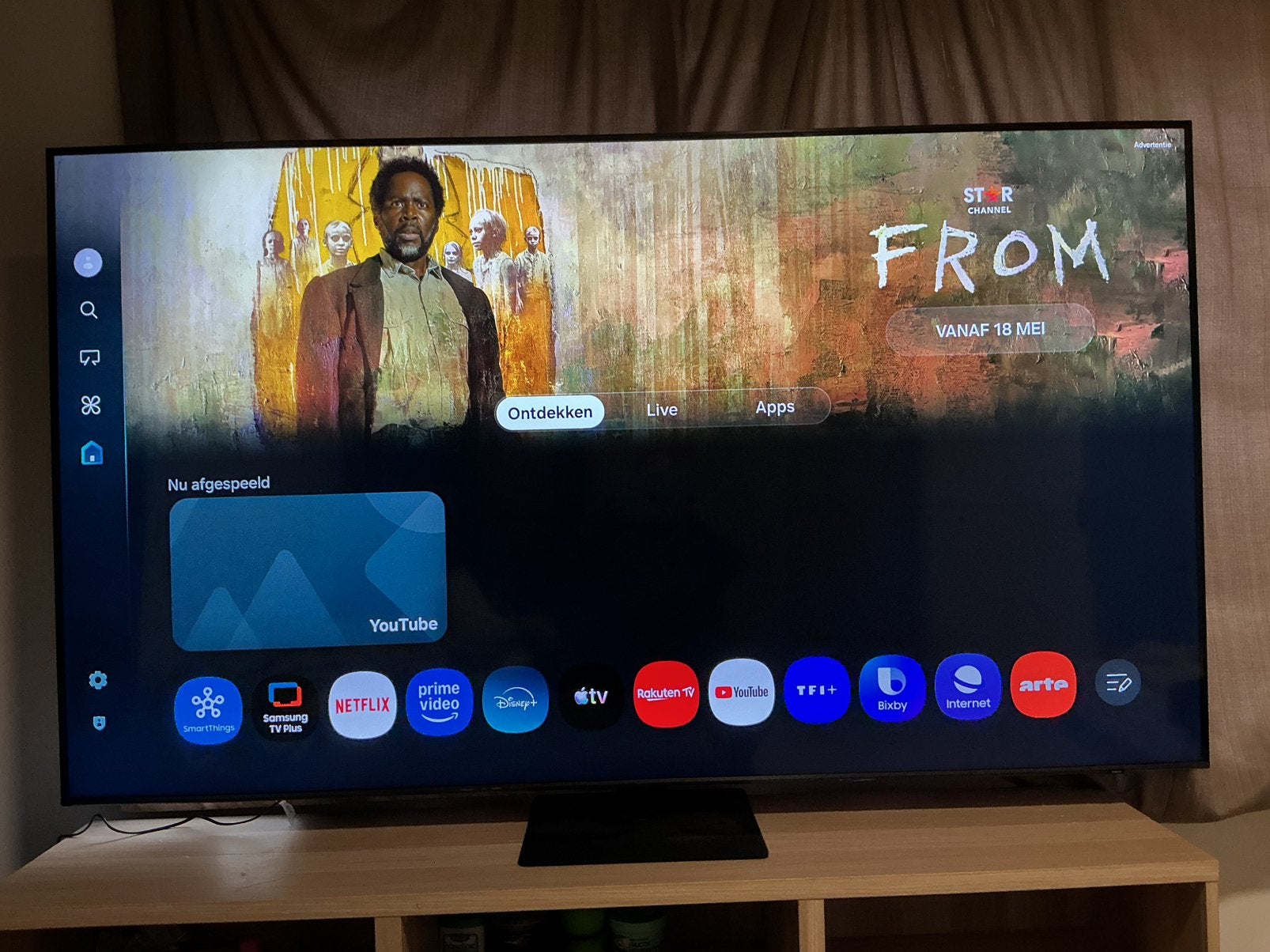 Tv Samsung, Audio, Tv en Foto, Televisies, Ophalen, Zo goed als nieuw, QLED, Samsung