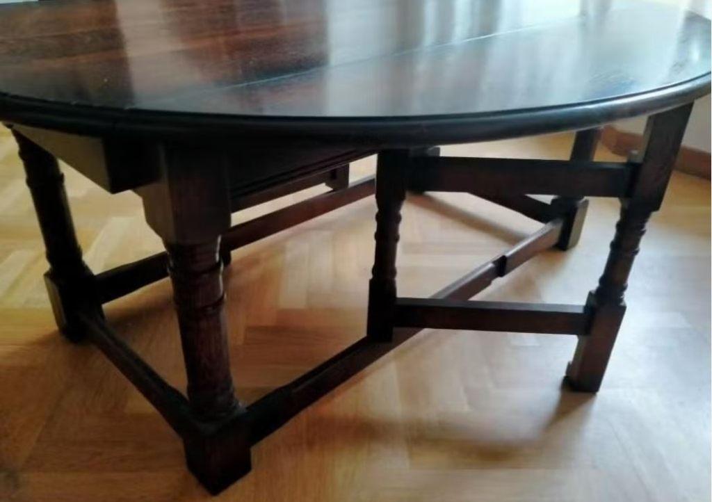 belle table anglaise rabattable 1,20 m, Maison & Meubles, Enlèvement, Comme neuf